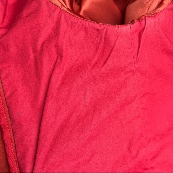 See by Chloé Coat Cotton Belted Rust Red Size 2 - Picture 11 of 17